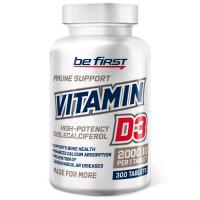 Be first Vitamin D3 2000ед, 300табл - витамин Д3 