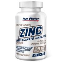 Be first Zinc bisglycinate chelate (цинк бисглицинат хелат) 25mg 120 таб