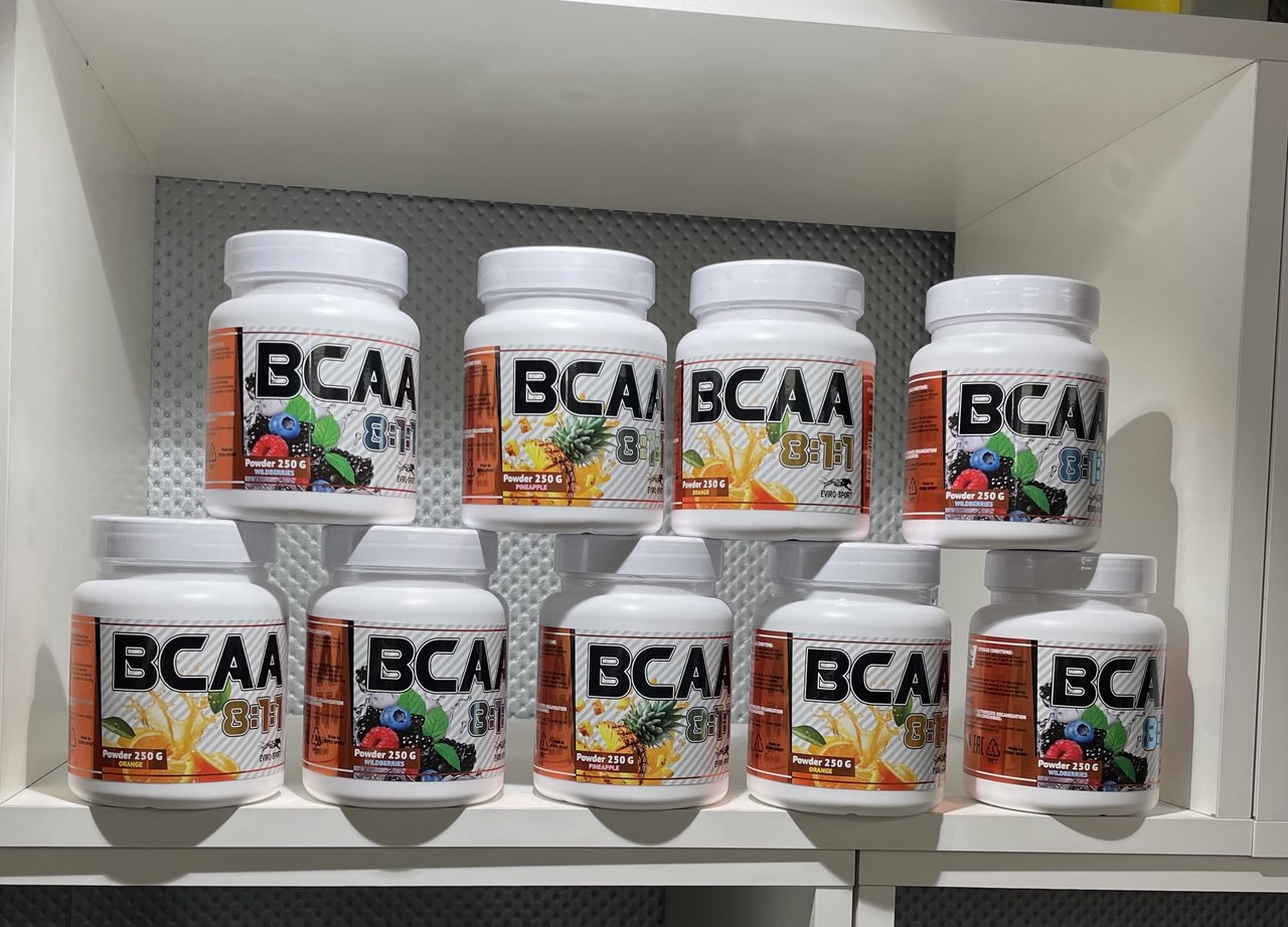 Аминокислотный комплекс BCAA 8:1:1 производство Беларусь! Eviro-Sport BCAA 8:1:1 вкус Ананас