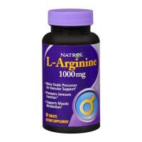 Natrol L-Arginine 1000мг 50таблеток