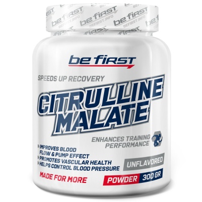 Be first Citrulline malate powder 300 гр, без вкуса Цитрулин