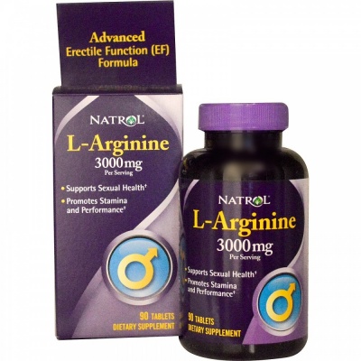 Natrol L-Arginine 3000мг 90таблеток