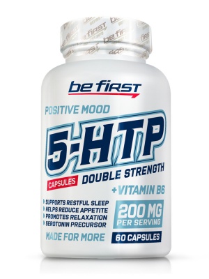 5-HTP 200 MG + B6 DOUBLE STRENGTH (5-ХТП / экстракт гриффонии / 5-гидрокситриптофан 200 мг) 60 капсул