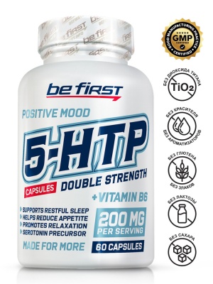 5-HTP 200 MG + B6 DOUBLE STRENGTH (5-ХТП / экстракт гриффонии / 5-гидрокситриптофан 200 мг) 60 капсул