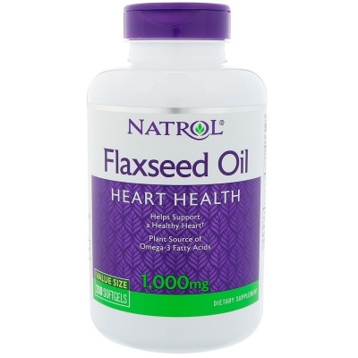 Спец.добавка Natrol FlaxSeed Oil 1000мг 200 кап