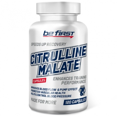 Be first Citrulline malate capsules, 120 капсул Цитрулин