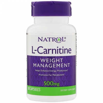 Natrol L-Carnitine 500 mg 30 капс