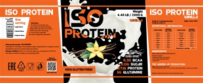 EVIRO Iso Protein 2kg Ваниль