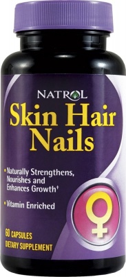 Natrol Skin Hair Nails Women`s 60 caps