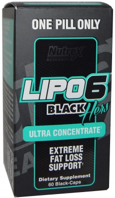 Nutrex Lipo-6 Black Hers Ultra Concentrate 60cap 