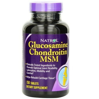 Natrol GLUCOSAMINE, CHONDROITIN & MSM 150tabl