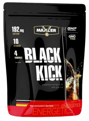 Maxler Black Kick-энергетический напиток 1кг в порошке