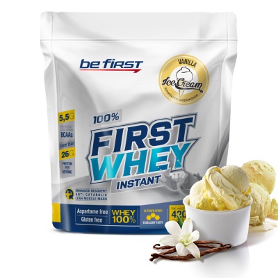 First Whey Instant (сывороточный протеин) 420 гр Банан, Ваниль