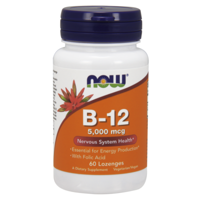 Now B12 5000 MCG +FOLIC ACID (60 КАПС)